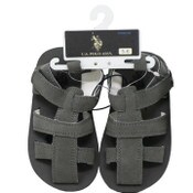 Wholesale - 1pk BOYS GREY US POLO ASSN SANDALS SIZE 5-10 C/P 24, UPC: 662239062305